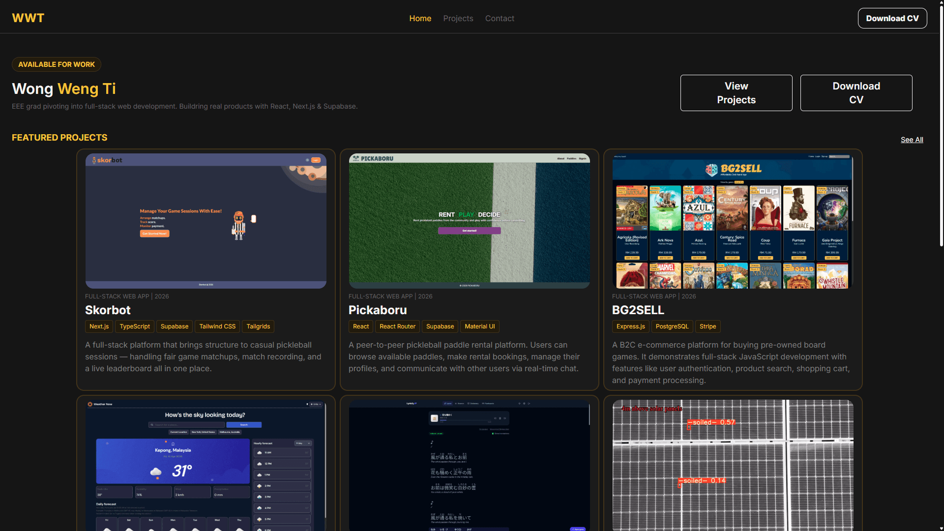 The feature image for the project Portfolio.