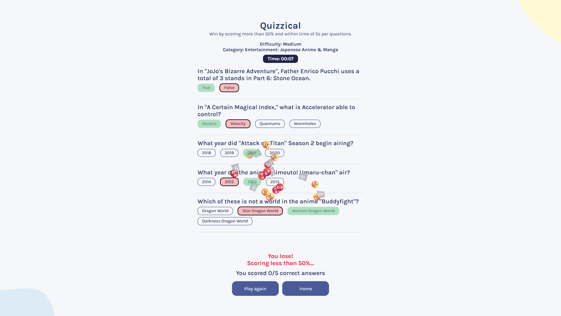 The feature image for the project Quizzical.
