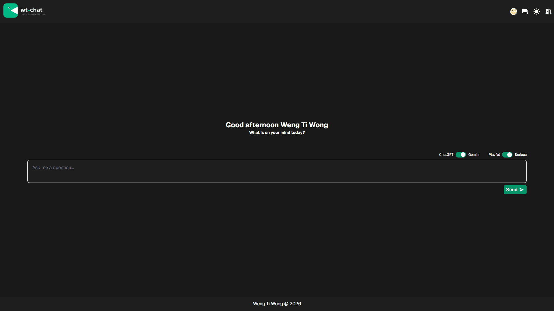 The second feature image for the project WT-Chat.