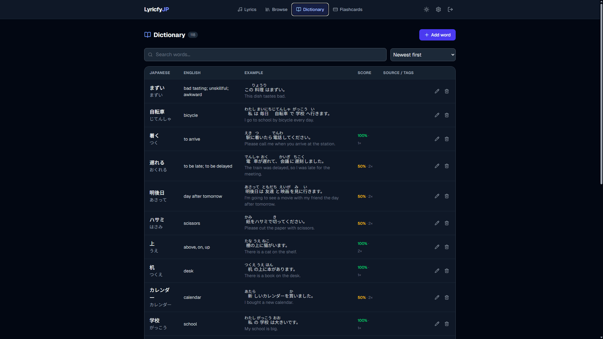The feature image for the project Lyricfy-JP.
