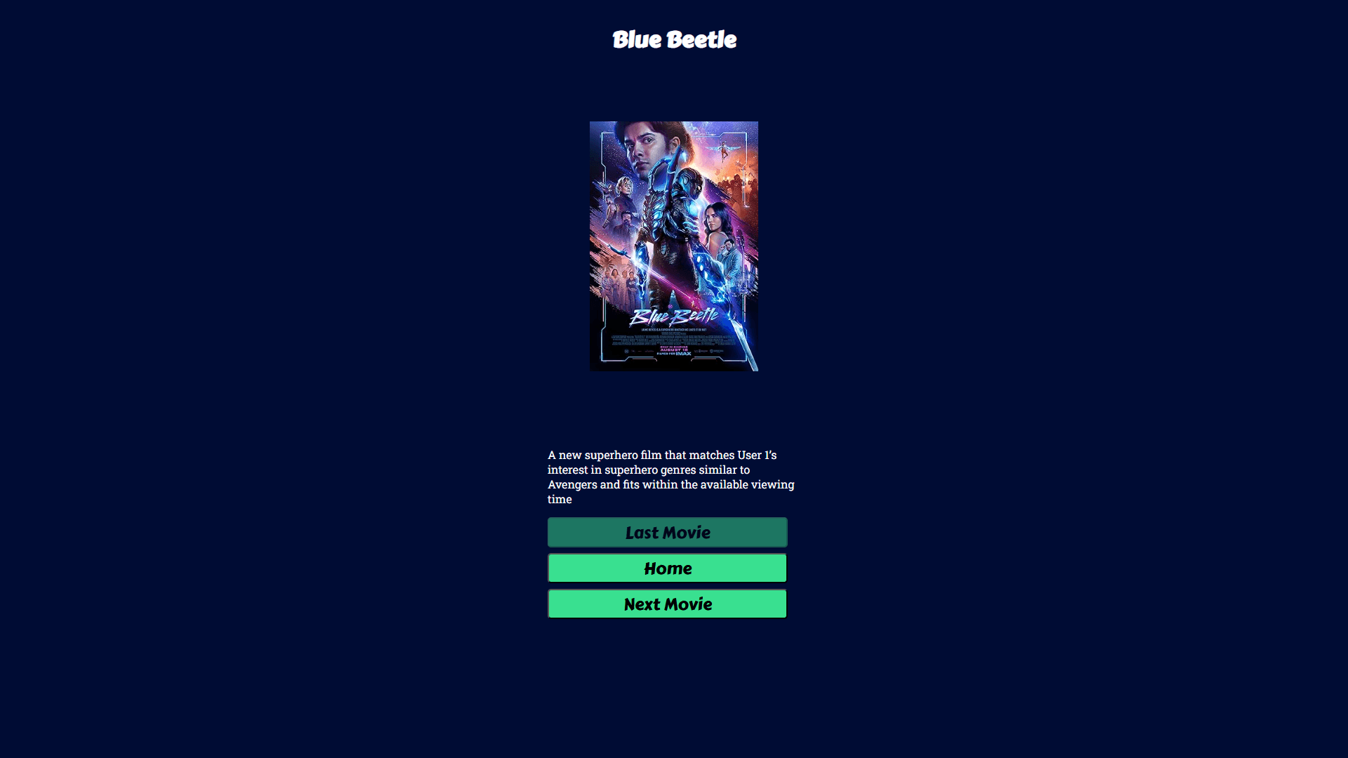 The feature image for the project PopChoice.