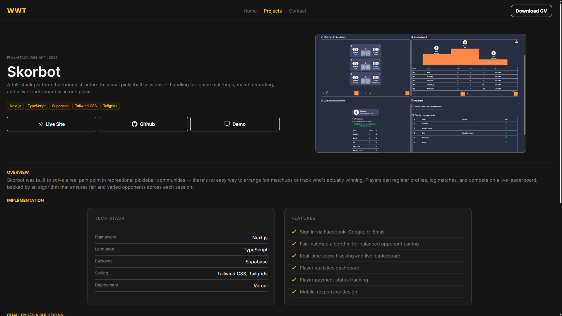 The feature image for the project Portfolio.